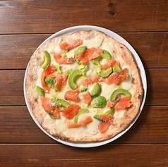 【オリジナル野菜ピッツァ】アボカドサーモンピッツァ