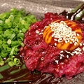 料理メニュー写真&nbsp;馬ユッケ