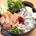 料理メニュー写真&nbsp;あん肝・白子・牡蠣の痛風鍋　1人前