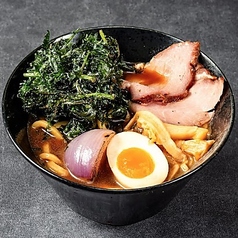 春菊香る赤味噌らぁ麺