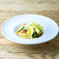 季節野菜のペペロンチーノ