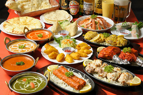 ネパール出身の店主が作る本場の味をリーズナブルに楽しめます♪食べ飲み放題あり◎