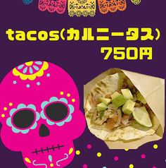 自家製タコス(カルニータス)
