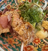 鹿児島県産"大魔桜"鶏のたたき