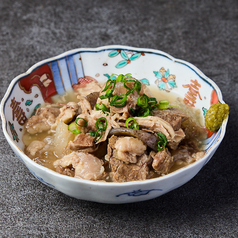 和牛すじモツ塩煮込み