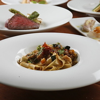 旬の味覚を彩るシェフのおまかせ