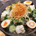 料理メニュー写真&nbsp;半熟卵とジャガイモのサラダクリーミーコーンドレッシング