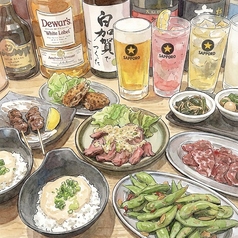 浜松 牛タンいろ葉のコース写真