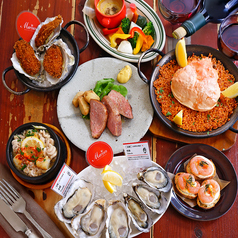 マリスコ Marisco スパニッシュ&オイスターのコース写真