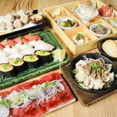 福島バル 肉寿司のコース写真