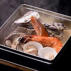 海鮮 浜焼 日本酒 魚とのコース写真