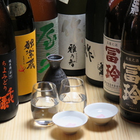 常時30種類の日本酒をご用意！