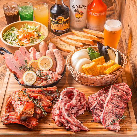 全天候型 屋内BBQ WOOD DESIGN PARK ウッドデザインパーク お台場店(お