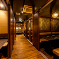 【団体様での貸切宴会も承ります】最大200名様まで可能！洗練された落ち着きある雰囲気の店内を貸し切ったご宴会も可能です◎時間を忘れてお食事やご宴会をゆったりと楽しめる。そんな情緒ある店造りを目指しております◎和の雰囲気漂う空間で味わう自慢のかに料理とお酒を是非ご堪能ください。