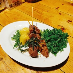 ラム肉のスパイス串