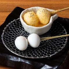 半熟うずら卵トリュフ塩
