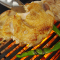 料理メニュー写真 博多地鶏　もも一枚　炙り焼き