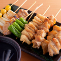 料理メニュー写真&nbsp;まぬけ/レバー/砂肝/ぼんじり/ナンコツ/ハツ落ち/ささみ梅