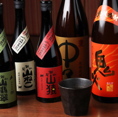 日本酒・焼酎の多さに驚きを