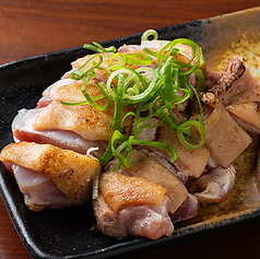 地鶏もものたたき焼き