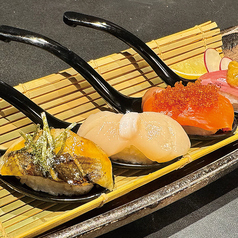 ひとくちレンゲ寿司4種