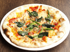 ■サルシッチャピザと青菜のピッツァ ～トマトソース～