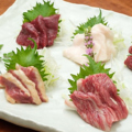 料理メニュー写真&nbsp;馬刺し三点盛り