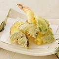 料理メニュー写真&nbsp;季節の天ぷら盛り合せ