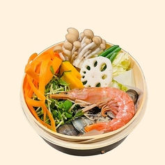 海老とあさり蒸篭