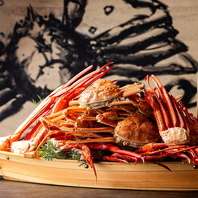 2種類の蟹を食べ比べ♪浜茹でした蟹の旨みに舌鼓