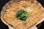 壱乃助名物「でっかい貝焼き味噌」使用卵は「真っ赤卵」