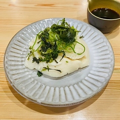 餅豆腐の冷奴