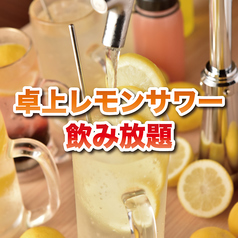 卓上サーバーで瞬間レモンサワー飲み放題！