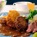 料理メニュー写真&nbsp;神戸牛 大人のお子様ランチ(神戸牛ステーキ・メンチカツ・コロッケ)