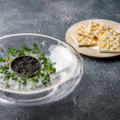 料理メニュー写真 SWEDEN BLACK CAVIAR 30g スウェーデンキャビア クラッカー添え