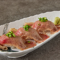 料理メニュー写真&nbsp;仙台牛の炙り肉寿司