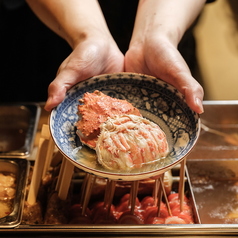 輪島で水揚げされました。石川県産 毛蟹のかに面