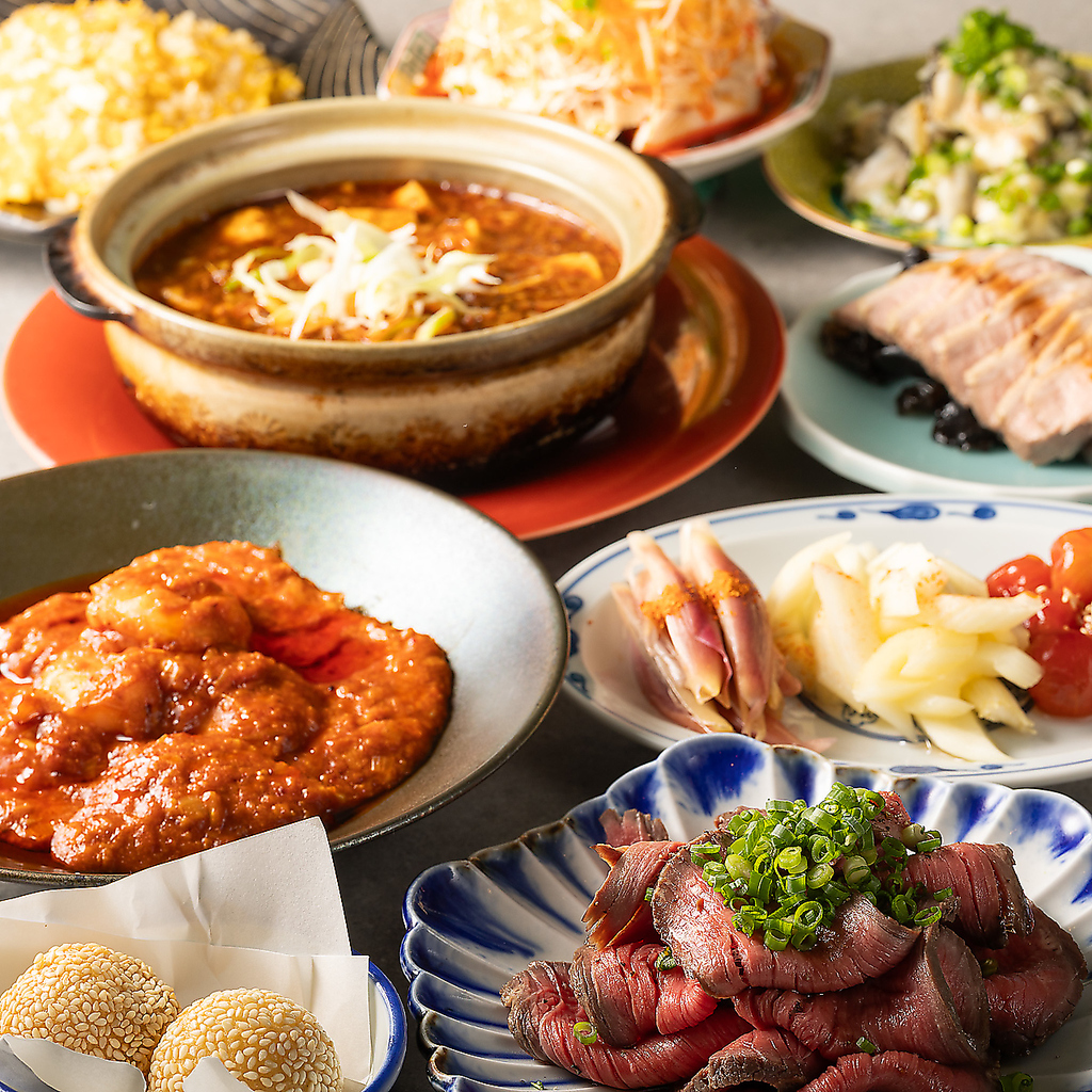 60種類を超える豊富なドリンクと高クオリティの本格創作中華を堪能！ぜひ友人同士などでご来店下さい
