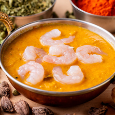 ココナッツ風味のシュリンプカリー