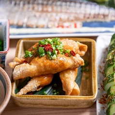 ジューシー鶏皮揚げ餃子