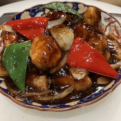 黒酢酢豚