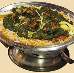 サーグチキンビリヤニ/Sag Chicken Biryani
