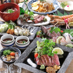 旬の素材を大事に、季節のおいしい素材を鉄板料理で愉しめます。宴会におすすめの[飲放]付コースも◎