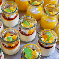 デザートにもこだわりを！