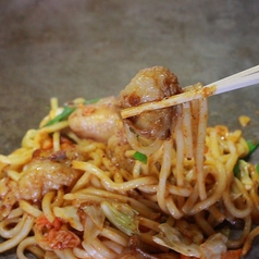 スタミナホルモンうどん焼き