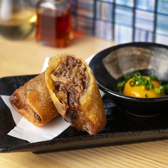 【季節限定】月見すき焼き春巻き