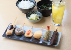 定番串揚げ定食