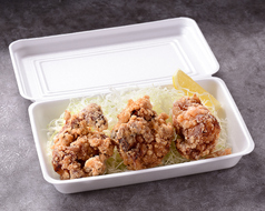 大ぶり唐揚げ定食(唐揚げ3個)