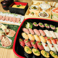 福島バル 肉寿司のコース写真