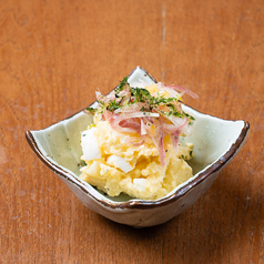 柚子と茗荷のポテサラ